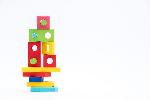 儿童智力玩具益智叠叠高图片素材免费下载