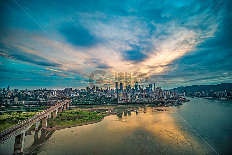 重庆城市远景图图片素材免费下载