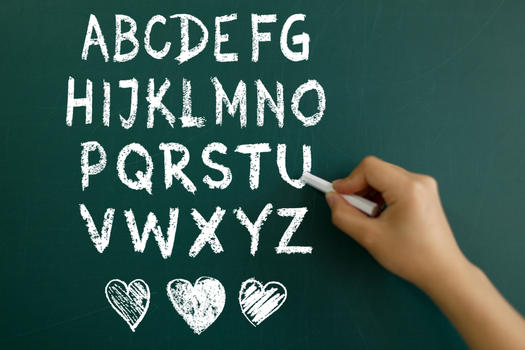 幼儿园字母表学习图片素材免费下载