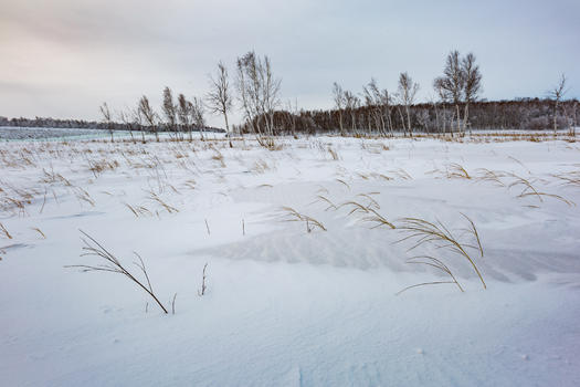雪地荒原图片素材免费下载