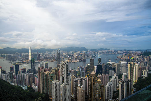 俯瞰香港图片素材免费下载