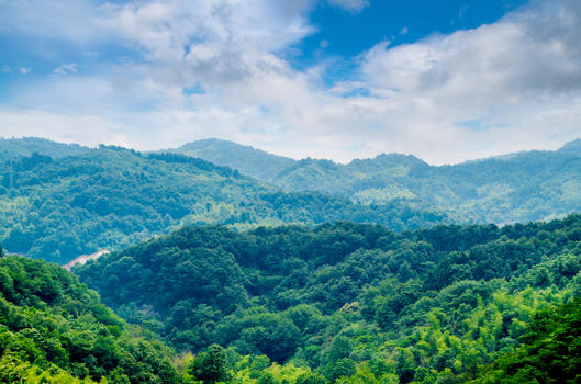 大别山-群山之间图片素材免费下载