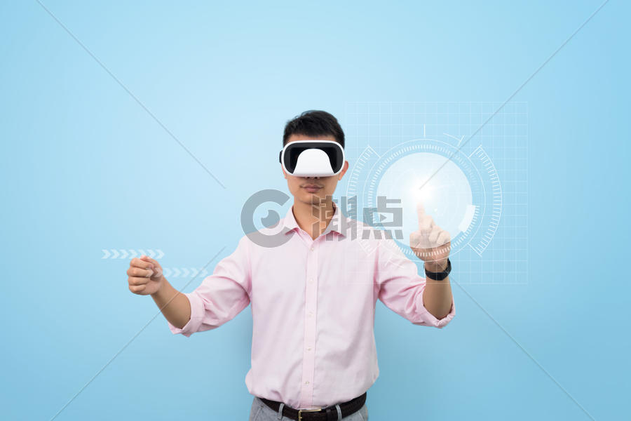 VR眼镜科技点击图片素材免费下载