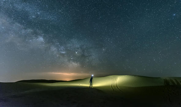 沙漠星空图片素材免费下载