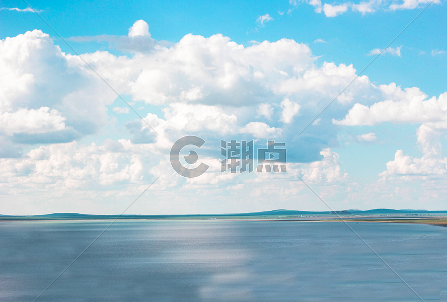 内蒙古达里诺尔内陆湖泊美景图片素材免费下载
