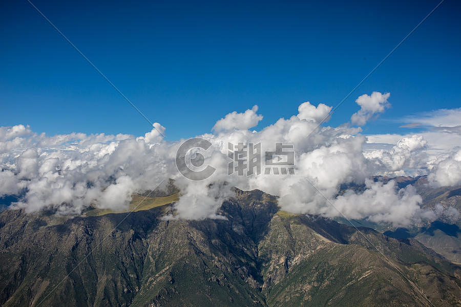 青藏高原的天空图片素材免费下载