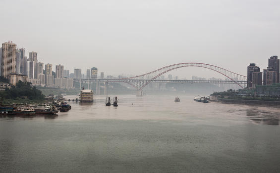 雾都重庆江畔图片素材免费下载