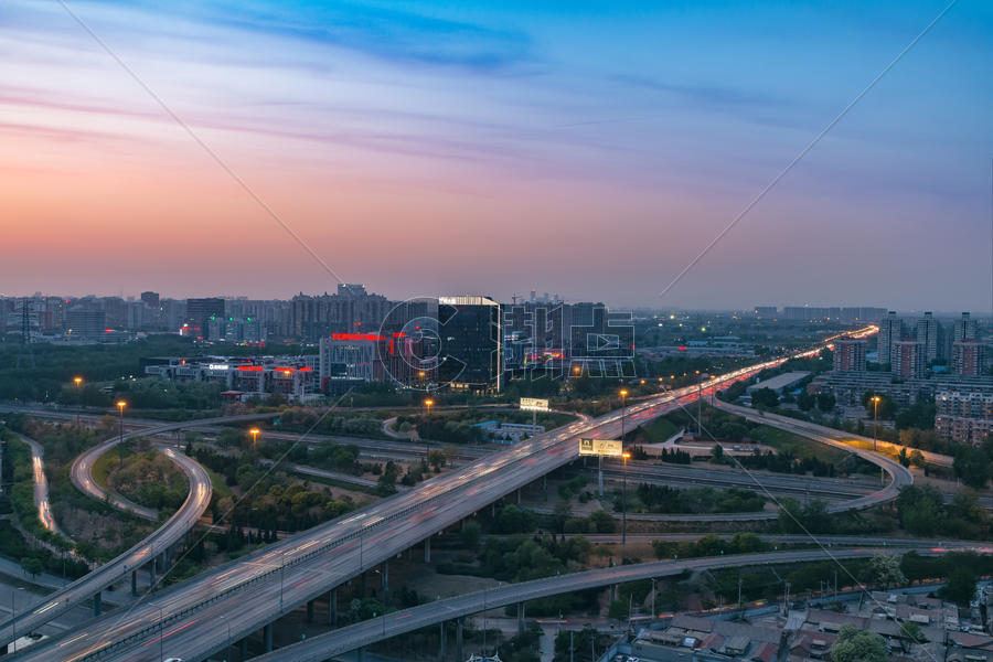 北京五环路交通立交桥图片素材免费下载
