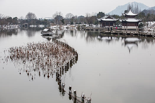 湘湖冬景图片素材免费下载