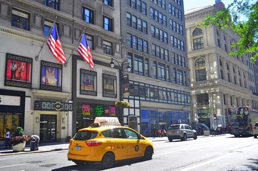 美国纽约繁华街道图片素材免费下载