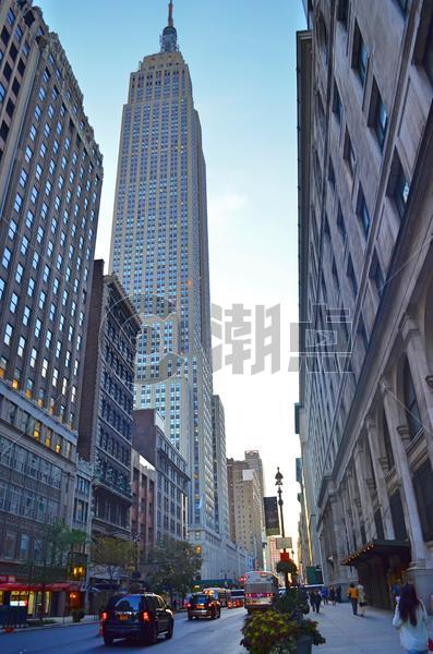 美国纽约街道高楼图片素材免费下载