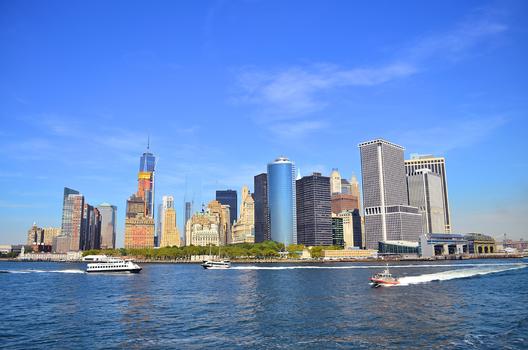 美国纽约曼哈顿天际线图片素材免费下载