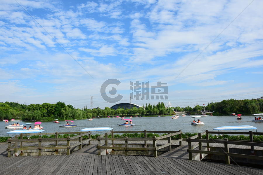 闵行体育公园天空图片素材免费下载
