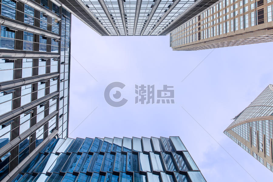 重庆商业大厦仰视图图片素材免费下载