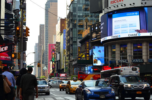 美国纽约街道高楼图片素材免费下载