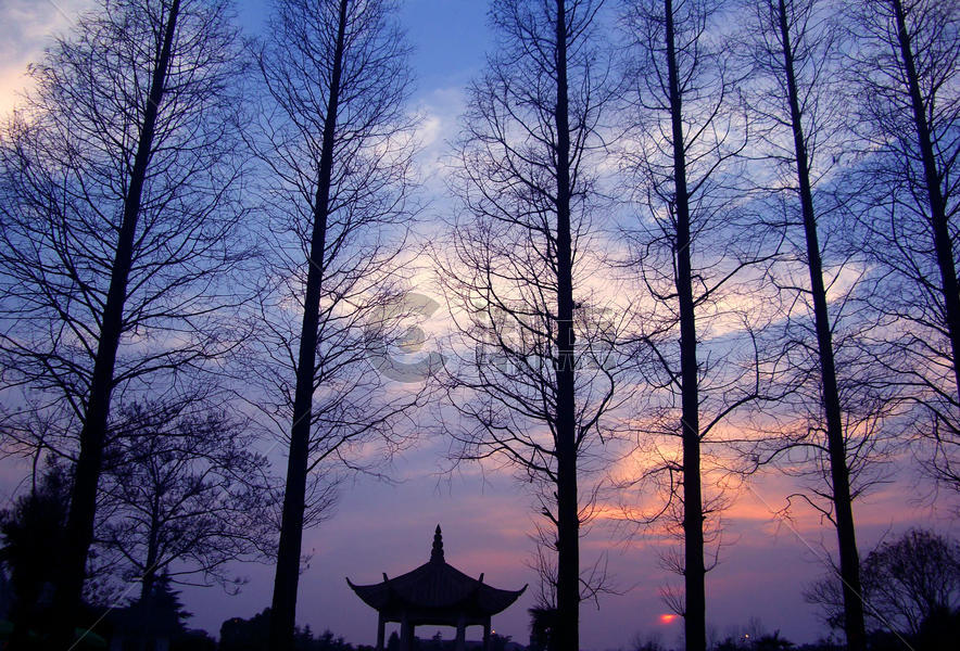 无锡太湖黄昏风景图片素材免费下载