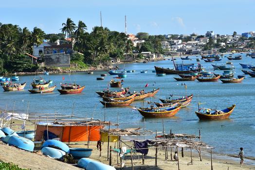 越南美奈渔村图片素材免费下载