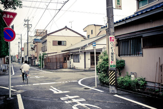 日本福冈街景图片素材免费下载