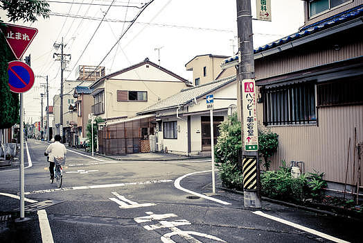 日本福冈街景图片素材免费下载