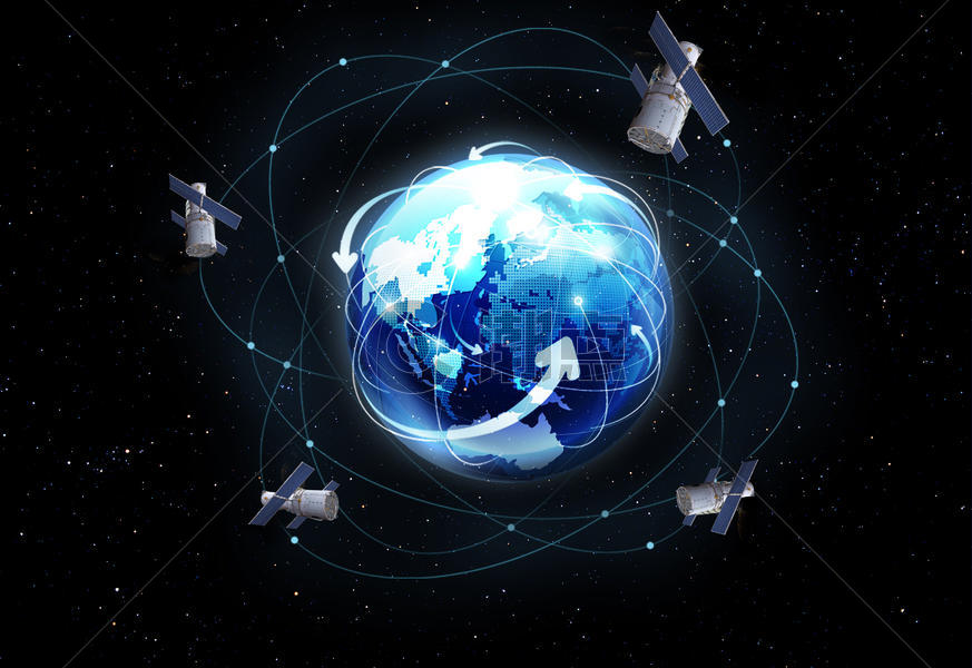 地球卫星科技图片素材免费下载