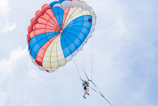 户外降落伞运动图片素材免费下载