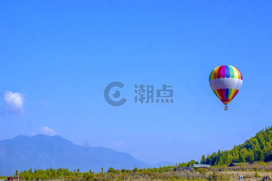 火山热气球图片素材免费下载