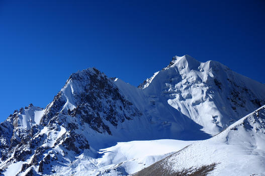 新疆帕米尔高原雪峰图片素材免费下载
