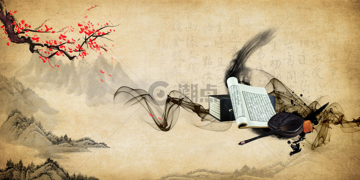中国风古典文化背景图片素材免费下载