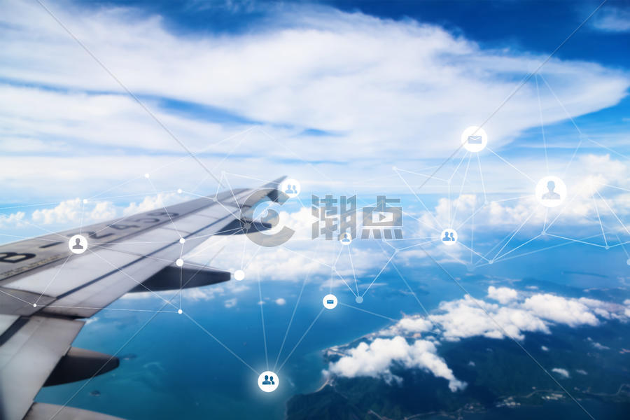 飞机通信科技图片素材免费下载