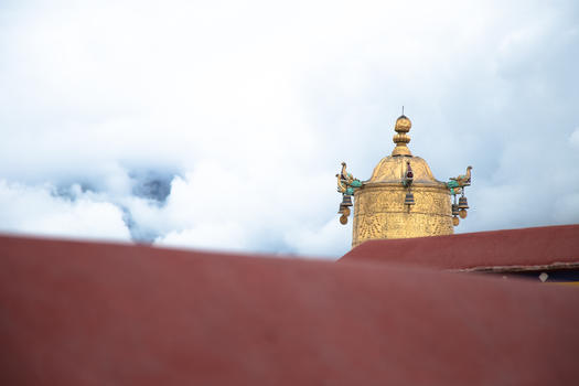 西藏拉萨大昭寺风光图片素材免费下载