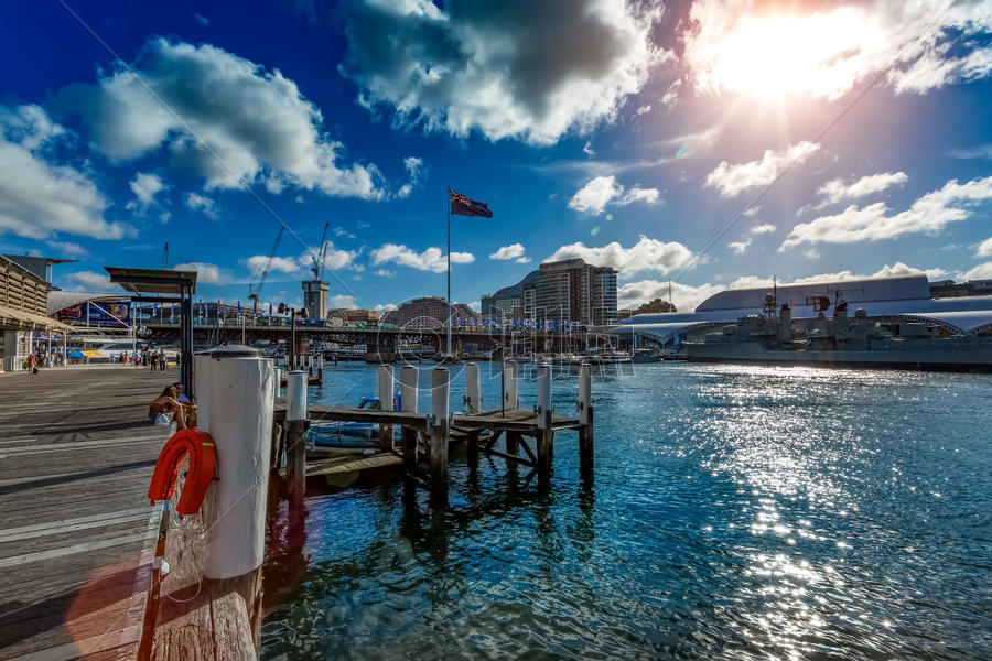 悉尼海港码头图片素材免费下载