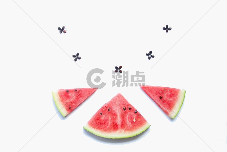 夏季新鲜美味水果西瓜图片素材免费下载