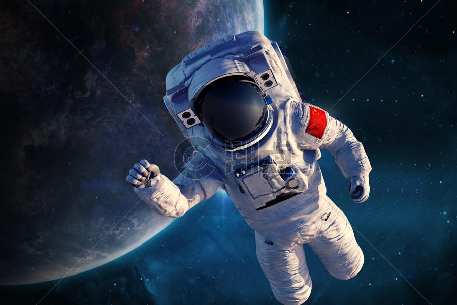太空漂浮的宇航员图片素材免费下载