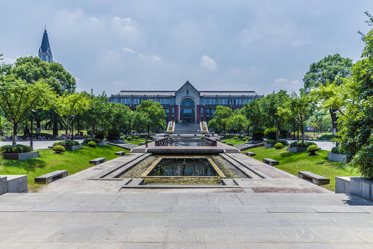 上海华东政法大学图书馆图片素材免费下载