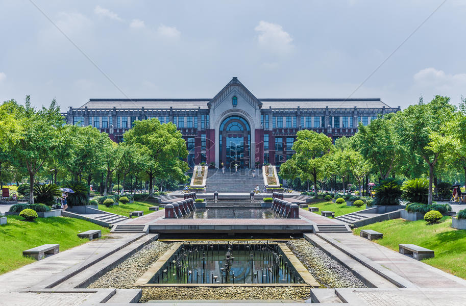 上海华东政法大学图书馆图片素材免费下载