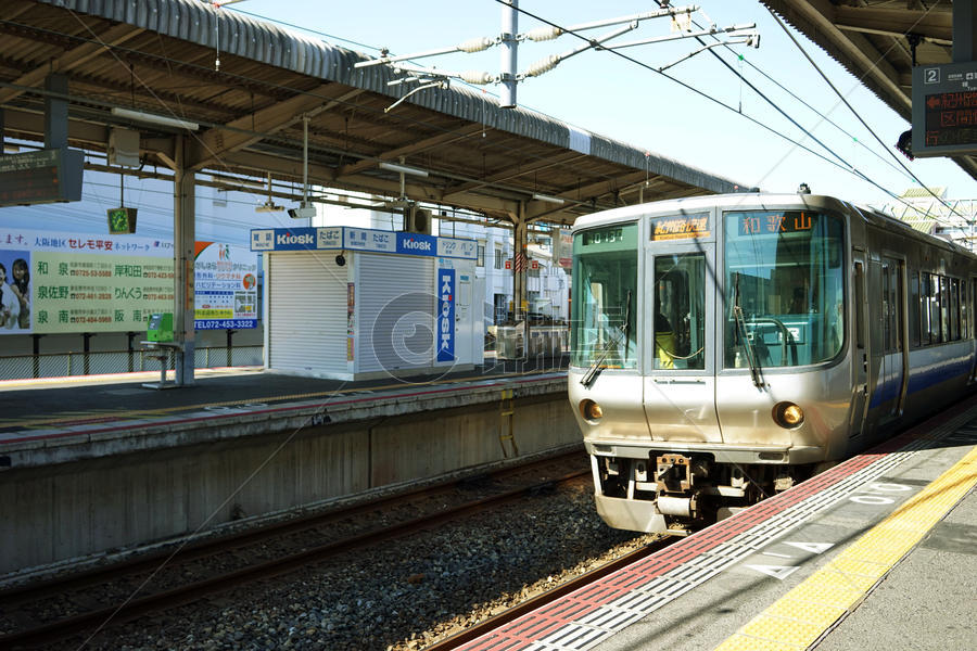 日本火车JR线路站台图片素材免费下载