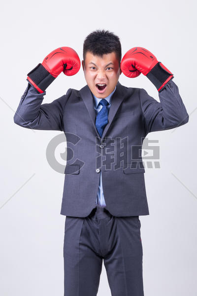商务男性人像拳击图片素材免费下载