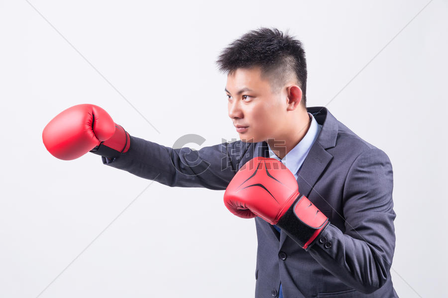 商务男性人像拳击图片素材免费下载
