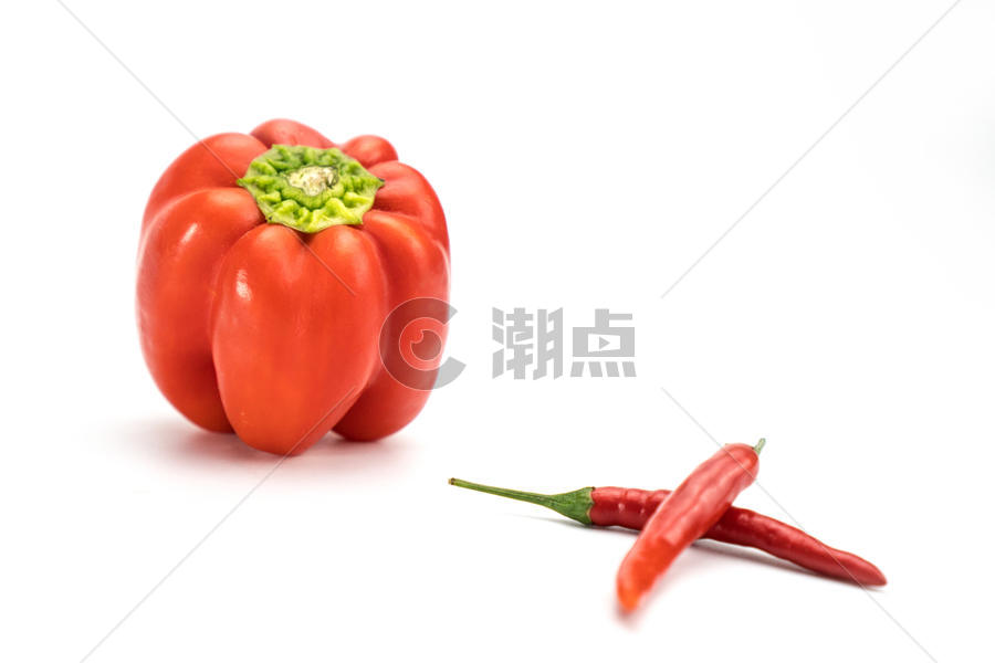 甜椒和小米辣图片素材免费下载