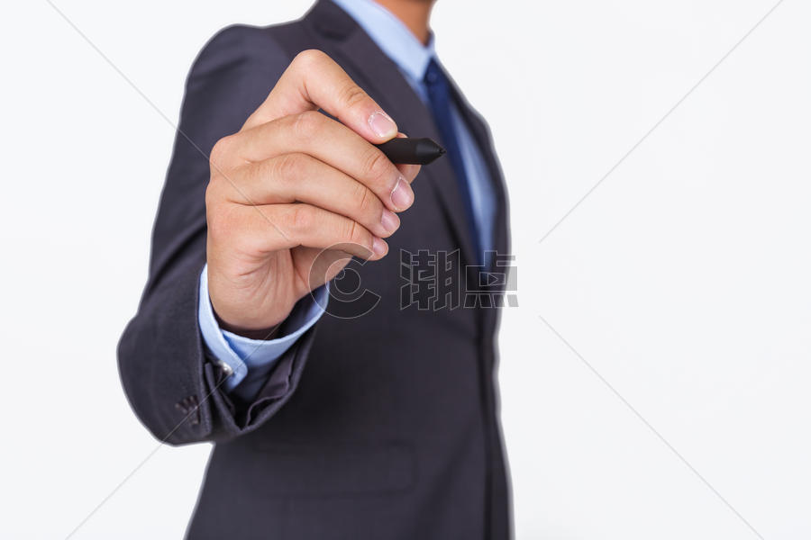 商务职业男性手持电容笔图片素材免费下载