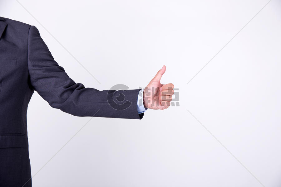 商务男士竖起大拇指手部特写图片素材免费下载