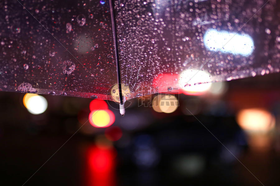 下雨天雨伞雨珠素材图片素材免费下载