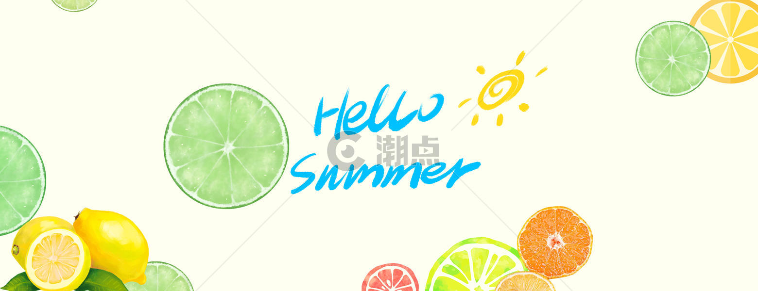 柠檬的夏天图片素材免费下载