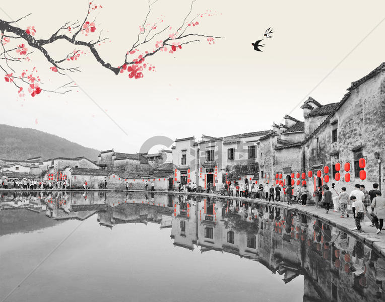 中国风建筑古典图图片素材免费下载