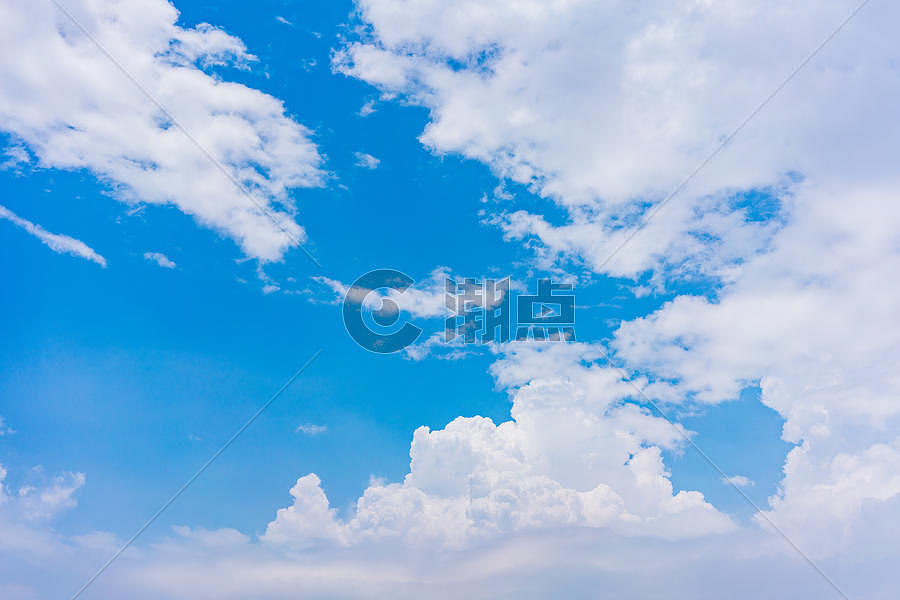 天空蓝天白云图片素材免费下载