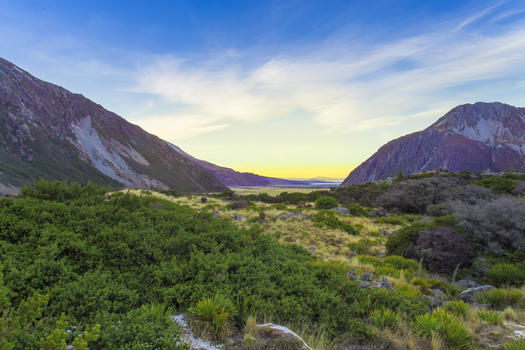 新西兰库克山峡谷图片素材免费下载
