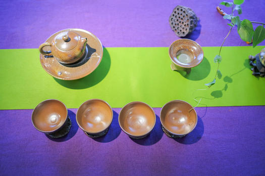 精美陶艺茶具图片素材免费下载