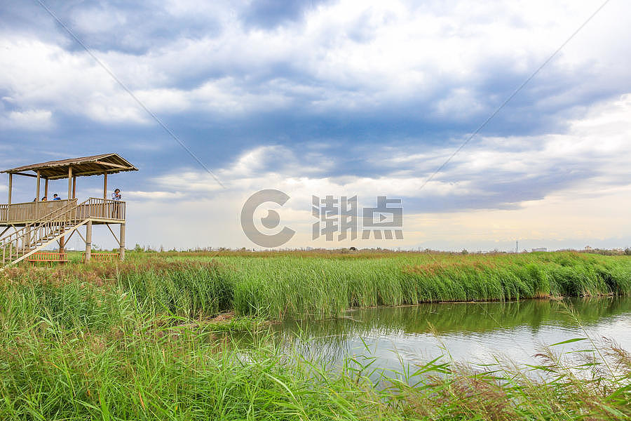 甘肃张掖湿地公园图片素材免费下载