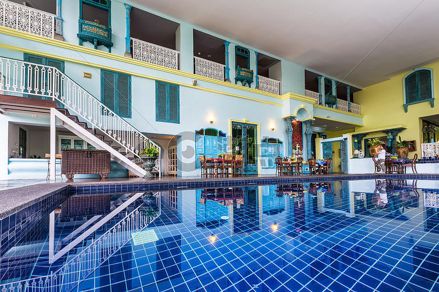酒店室内游泳池图片素材免费下载