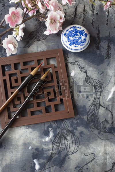 水墨中国风传统艺术简约背景图片素材免费下载